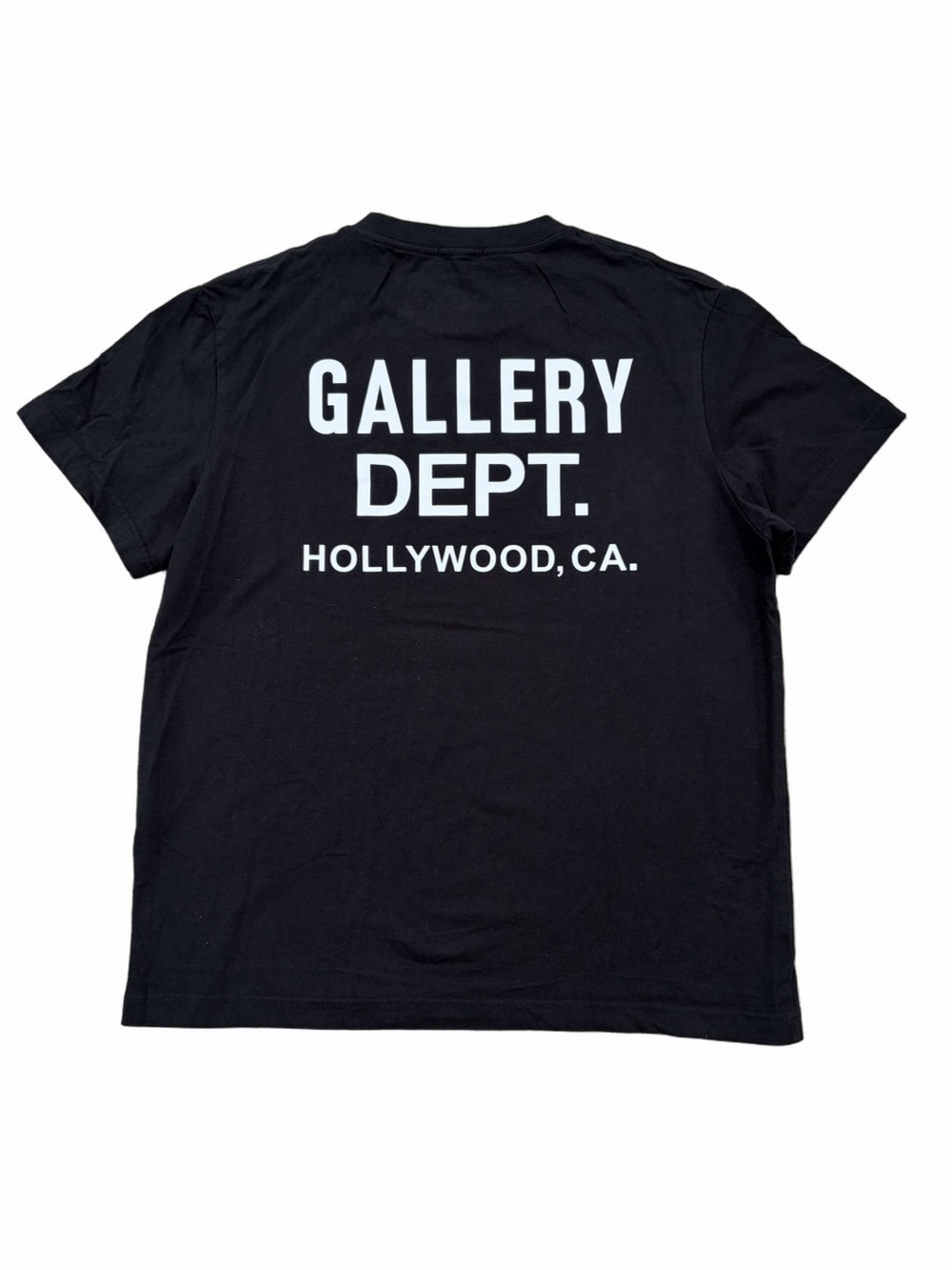 Gallery Dept. Black Hollywood CA Spell Out Logo Souvenir Tee